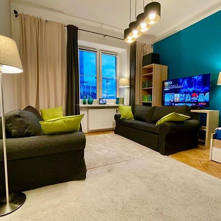 Super Square Metro X2 Fast Wifi 55'Tv Netflix Hbo Appletv+ Amazontv Διαμέρισμα Βαρσοβία Εξωτερικό φωτογραφία