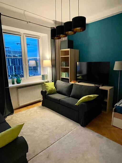 Super Square Metro X2 Fast Wifi 55'Tv Netflix Hbo Appletv+ Amazontv Διαμέρισμα Βαρσοβία Εξωτερικό φωτογραφία